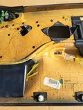 BMW Z3 Roadster Tür Verkleidung Leder Dot Schwarz + Griff LINKS Airbag-Klappe