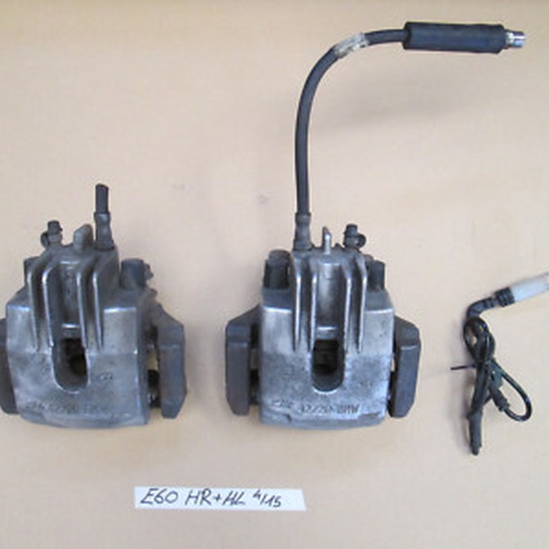 BMW E60 E61 E63 E64 Bremssattel Ate 42/20  Bremsträger + Bremsbeläge HINTEN R+L