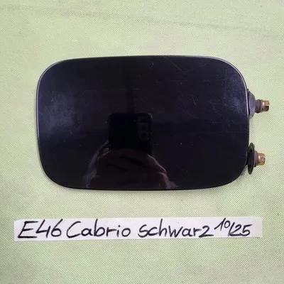 BMW E46 Cabrio Tank Deckel Klappe Schwarz 