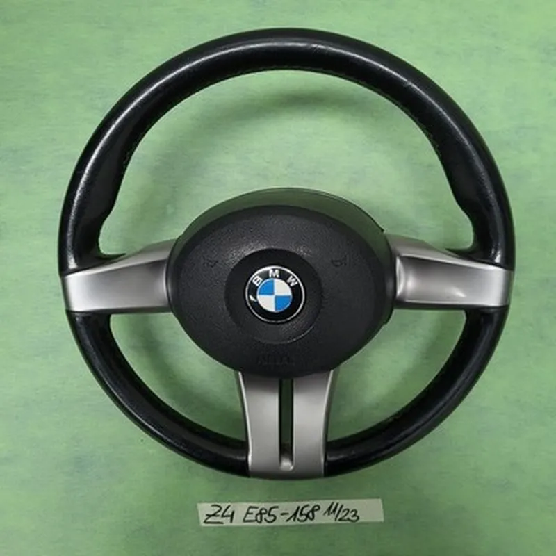 BMW Z4 E85 E86 Lenker  Leder Lenkrad  Chrom Line 6758158 Fahrer-AB-Modul