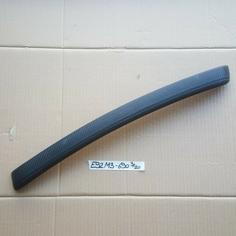 BMW E92 M3 Dekorleiste Zier Leiste Leder Carbon Seitenverkleidung RECHTS 8036690