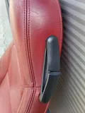 BMW Z3 Roadster Fahrer Sitz Oberteil Leder rot Rückenlehne Polster Sitzheizung 