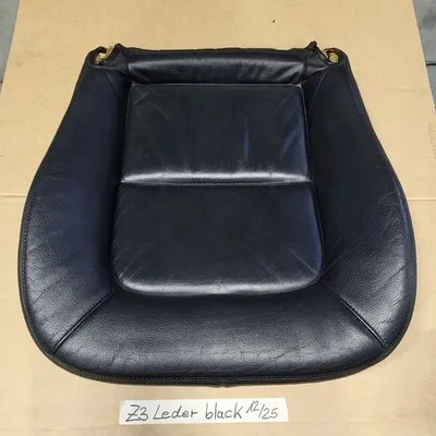 BMW Z3 Roadster Fahrer Sitz Kissen +  Polster + Bezug Leder schwarz LINKS