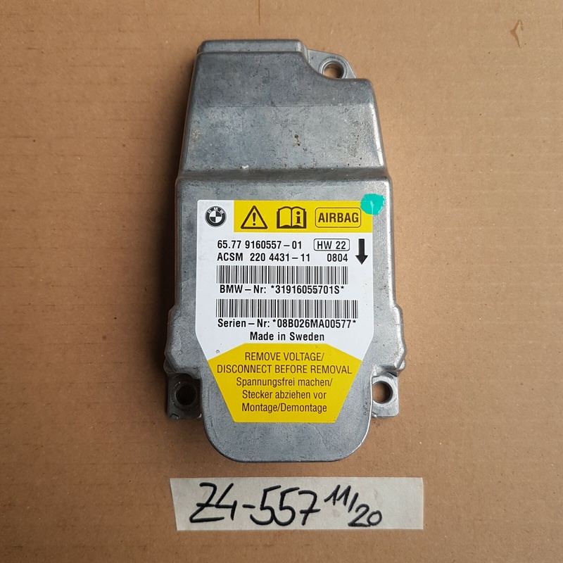 BMW Z4 E85 E86 Steuergerät  Airbag Sensor Modul 9160557