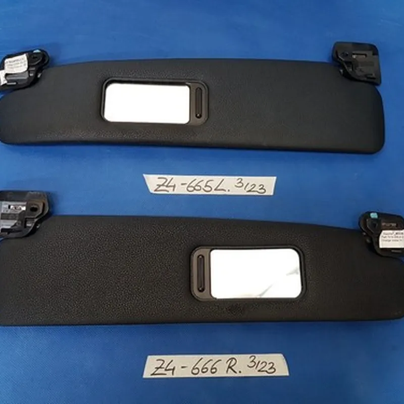 BMW Z4 E85 Sonnenblende Set Sonnen Schutz LINKS 7016665 RECHTS 7016666 Schwarz 