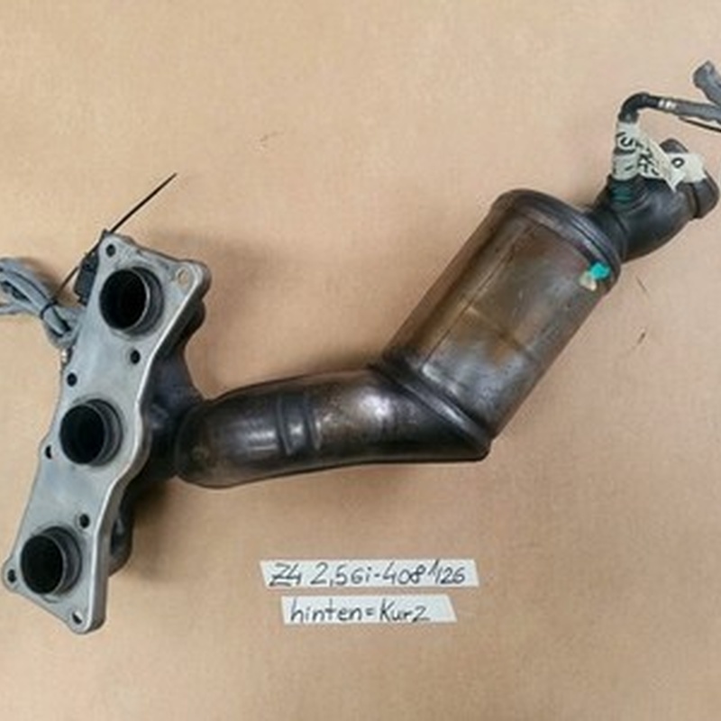 BMW Z4 E85 E86 Katalysator 2,5 si hinten Abgas Krümmer kurz 7536408 N52 Auspuff