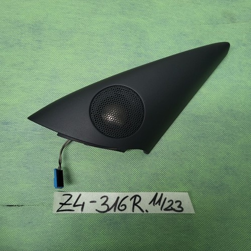 BMW Z4 E85 Hochton Lautsprecher rechts 4116316 + Verkleidung Eckblende