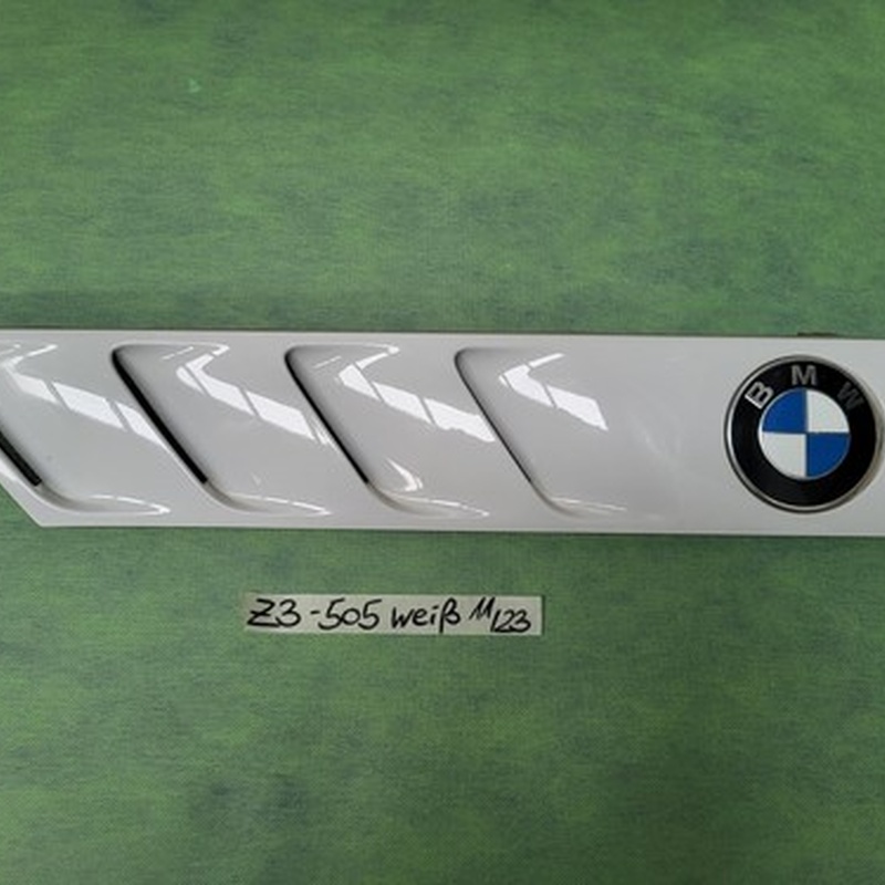 BMW Z3 Lufteinlass Ki​emen Ziergitter Motorhaube rechts ODER links weiß ABHOLUNG