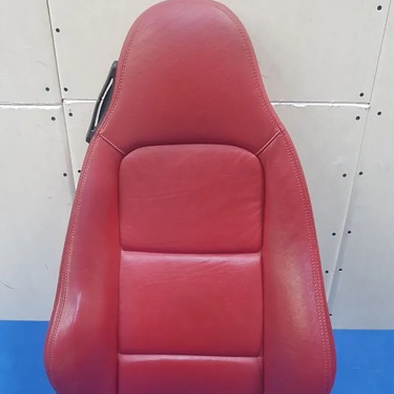 BMW Z3 Roadster + Coupe Bei Fahrer Sitz Oberteil Leder Snake rot Rückenlehne 