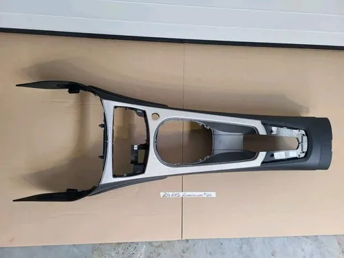 BMW Z4 E85 E86 Mittelkonsole schwarz Alu Verkleidung Aluminium Blende Kratzer 