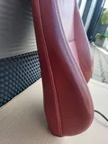 BMW Z3 Roadster Fahrer Sitz Oberteil Leder rot Rückenlehne Polster Sitzheizung 