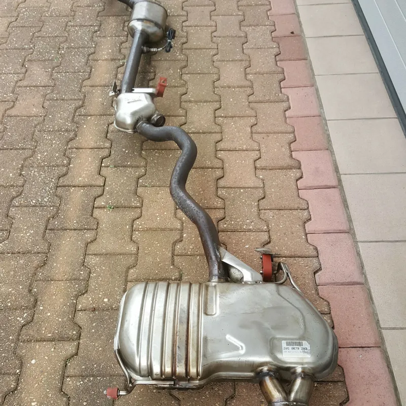 BMW Z4 E85 Auspuff Nachschalldämpfer + Mittelschalldämpfer 7539870  N46 Motor