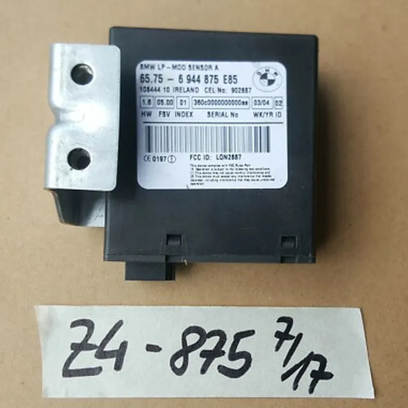 BMW Z4 E85 / E52 + Z3 MDD Sensor Steuergerät Modul Radarinnenraumschutz 6944875