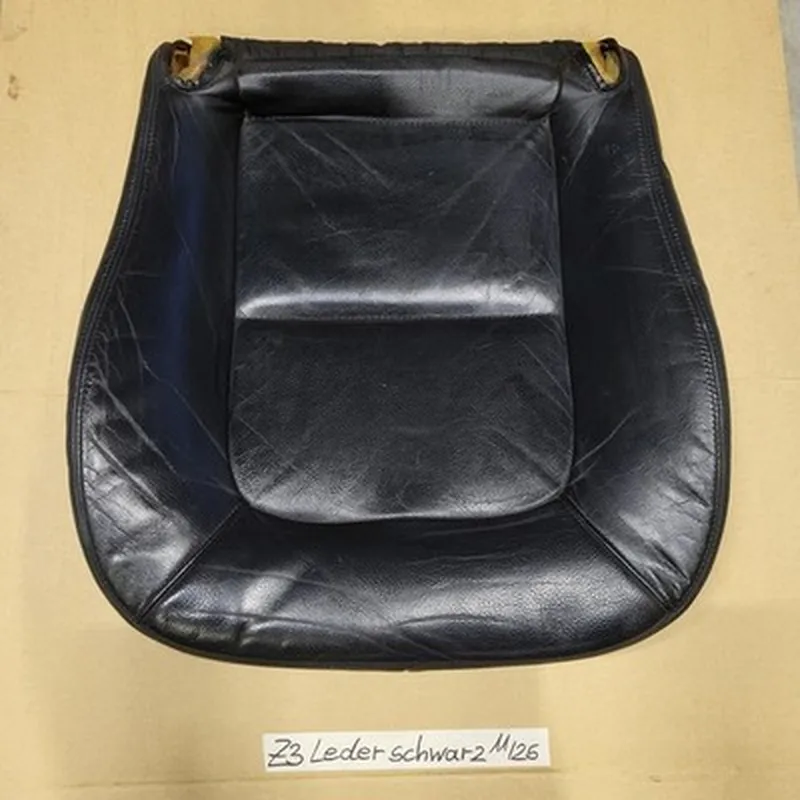 BMW Z3 Roadster Fahrer Sitz Kissen Polster + Bezug Leder schwarz OHNE Heizung