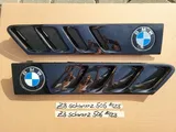 BMW Z3 Roadster Lufteinlass Ki​emen Ziergitter Motorhaube Schwarz R+L