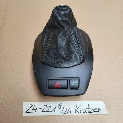 BMW Z4 E85 E86 Schaltsack Leder Manschette Blende Schaltkulisse 7026221 schwarz