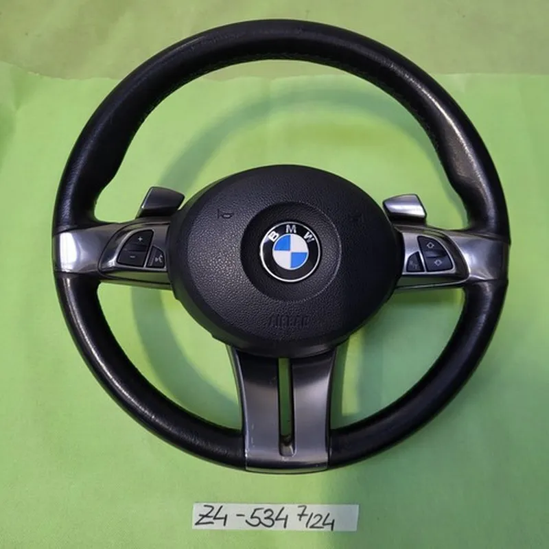 BMW Z4 E85 E86 MFL Lenker Multifunktion Paddel Leder Lenkrad 6763534 Schaltwippe