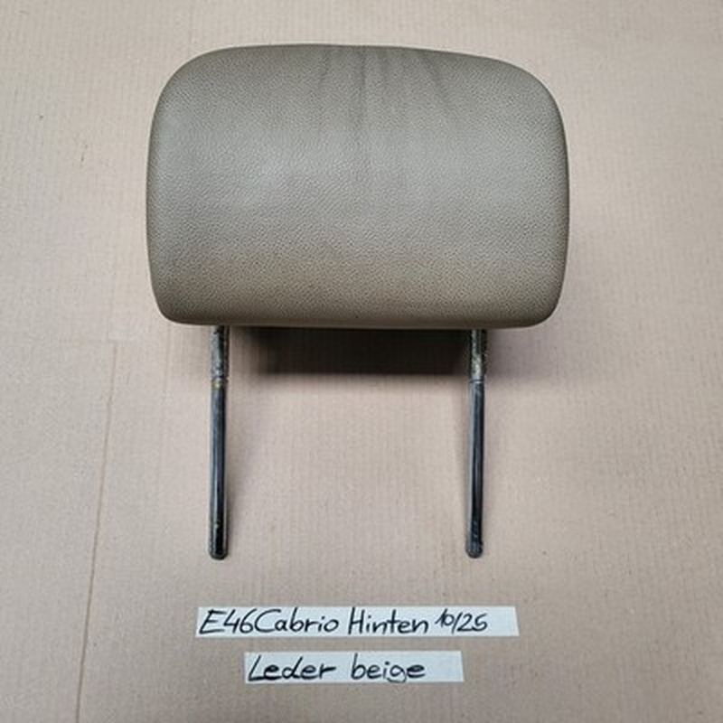 BMW E46 Cabrio Kopfstütze HINTEN Leder Beige Überroll-Schutzsystem