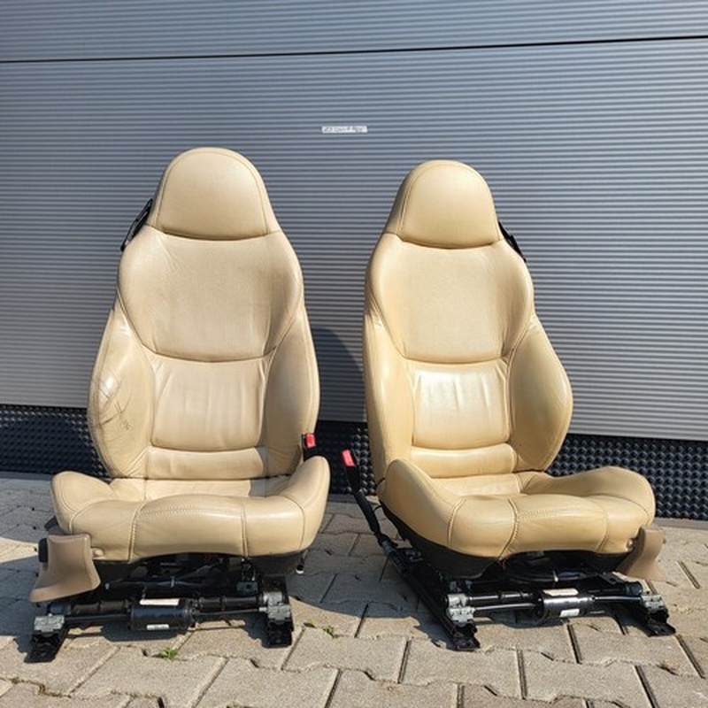 BMW Z3 Roadster Fahrer +  Beifahrer Sport Sitz Leder beige Sitzheizung ABHOLUNG