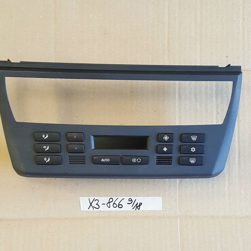 BMW X3 E83 Klimabedienteil  Bedienteil Klimaautomatik AUC 3413866
