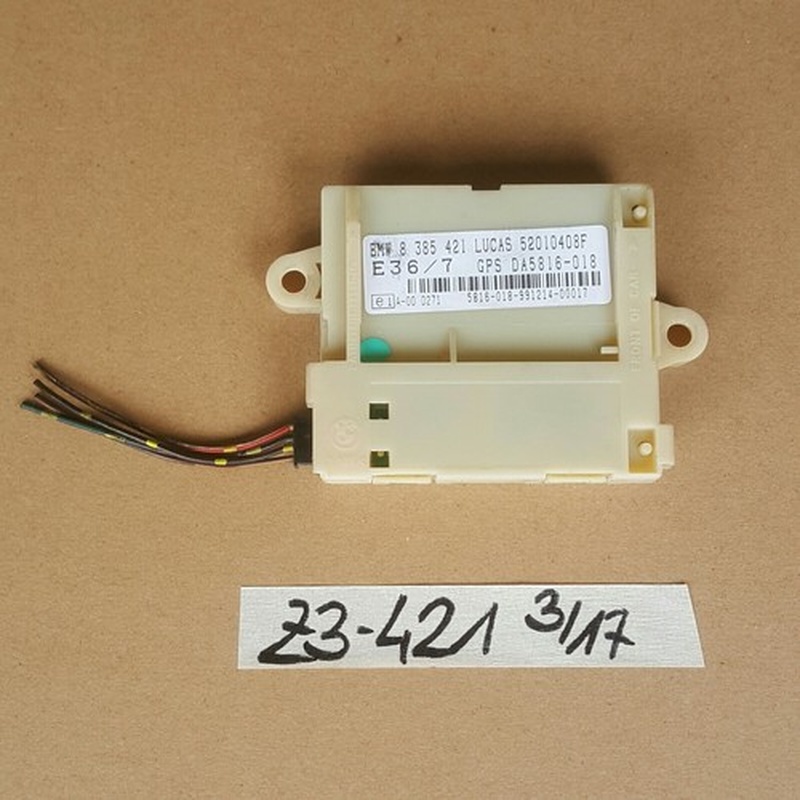 BMW E36 Z3 Steuergerät Alarmanlage GPS Modul Funkinnenraumschutz 8385421