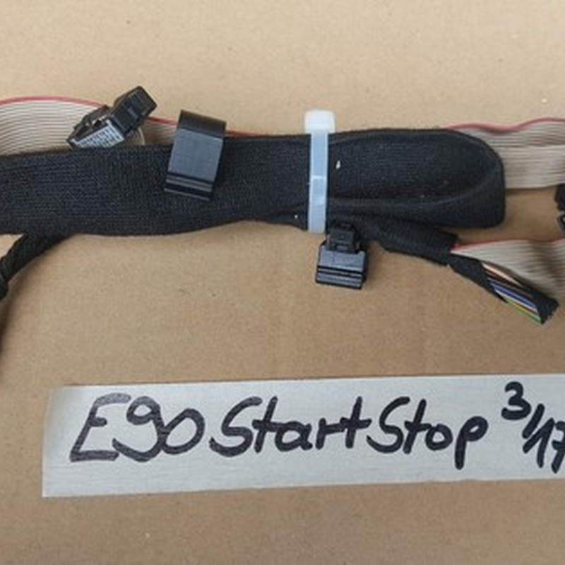 BMW E90 E91 Kabelbaum Funkschlüssel Einschub Start Stop Schalter Kabel  9130038