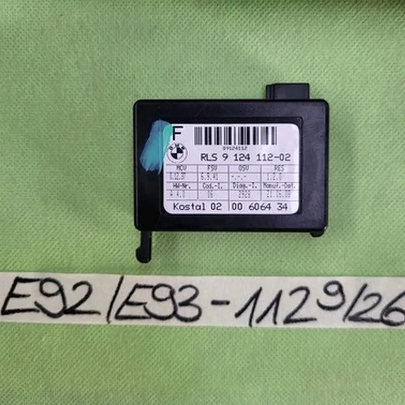 BMW E90 E91 E92 E93 E81 E82 E87 E88 Steuergerät RLS Regen Licht Sensor 9124112