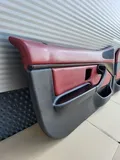 BMW Z3 Roadster  Tür Verkleidung Voll Leder Rot Schwarz R+L + Türgriff ABHOLUNG 