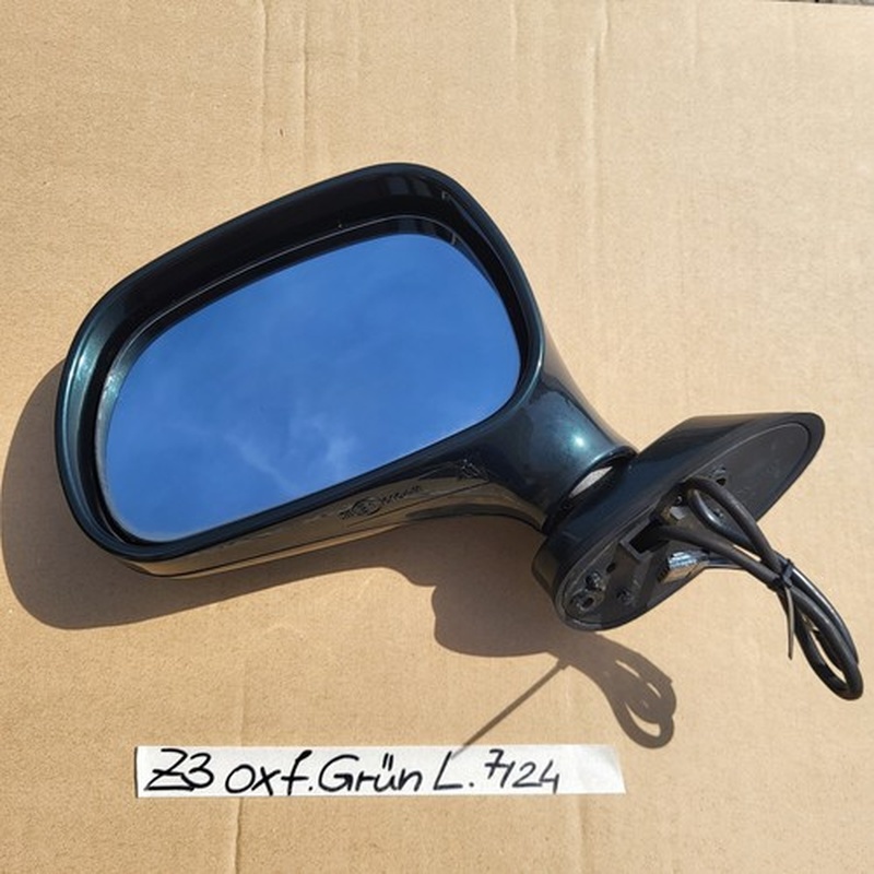 BMW Z3 Roadster + Coupe Seiten Außen Spiegel + Gehäuse Glas LINKS  Oxford Grün