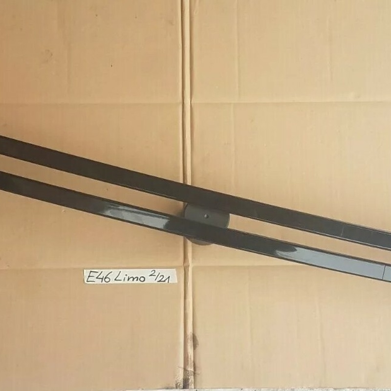 BMW E46 Limousine Dachleisten Zierleiste Dach Karrosserie schwarz metallic R+L