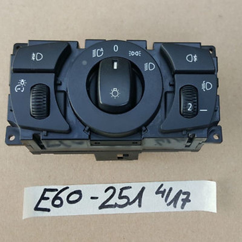 BMW 5er E60 / E61 Lichtschalter LWR / Bedieneinheit Licht 6925251