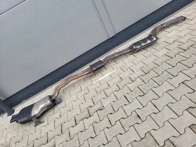 BMW E46 Auspuff Endschalldämpfer Endtopf + Mittelschalldämpfer 7502674 ABHOLUNG