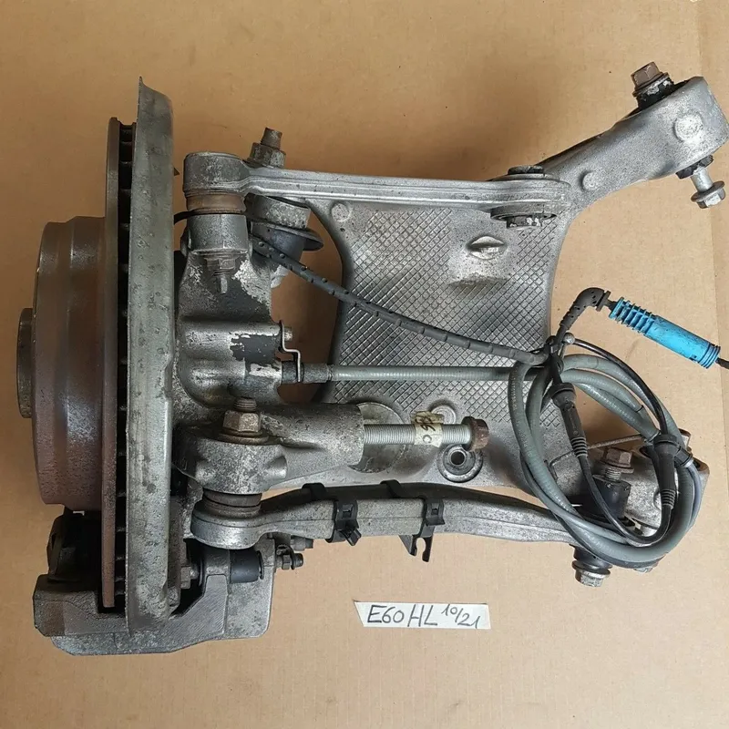 BMW E60 Achsschwinge Achsschenkel Radnabe Schwenklager Zugstrebe HINTEN LINKS