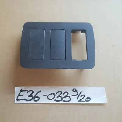BMW E36 Blende Schalter Rahmen 8146033 mit 2 Blindstopfen