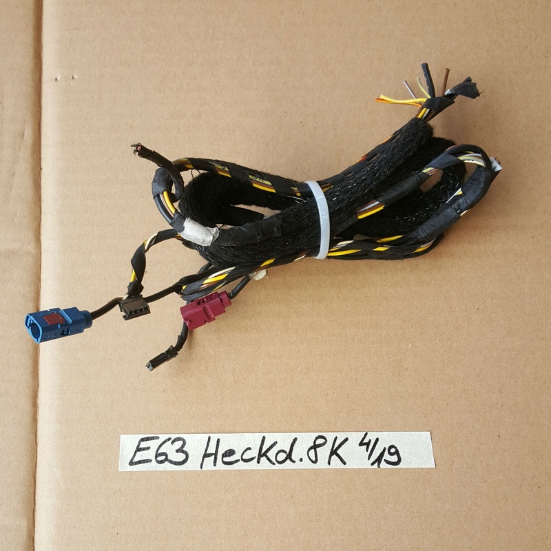 BMW 6er E63 E64 Heckdeckel Kabel  Kofferraum Kabelbaum  Heckklappe