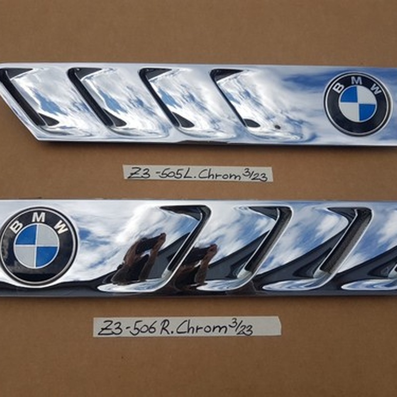 BMW Z3 Lufteinlass Kiâemen Ziergitter Motorhaube Chrom Silber RECHTS  LINKS