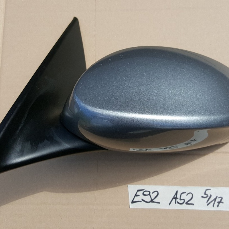 BMW E92 E93 Außen Seiten Spiegel 5 PIN LINKS space grau metallic A52