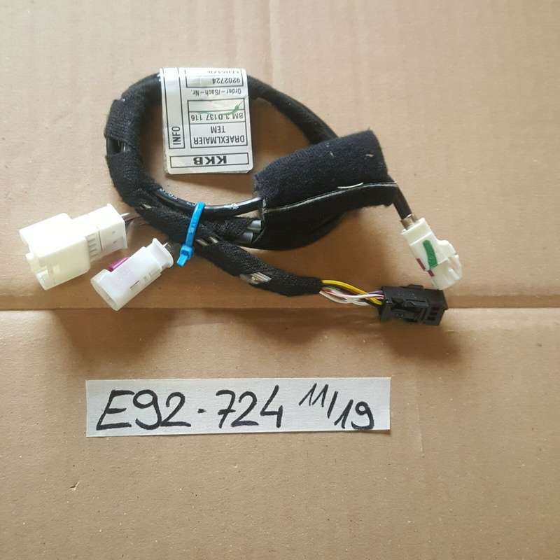 BMW E90 E91 E92 E93 Leitung Kabel Verbindung AUX und USB 9202724