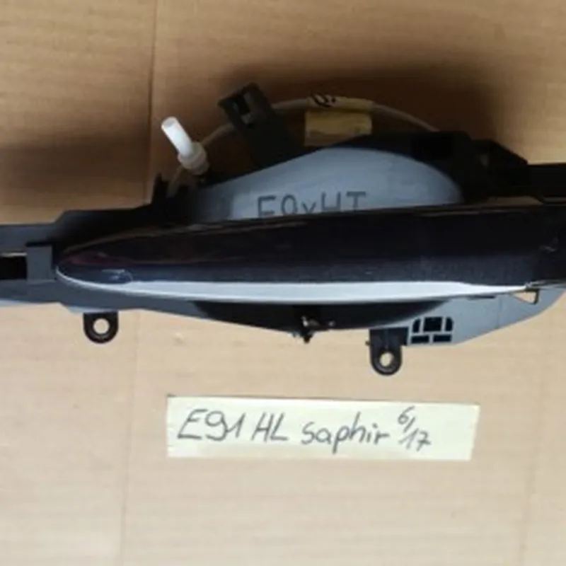 BMW E90 E91 Tür Griff außen saphir schwarz Träger + Schliessbügel HINTEN LINKS