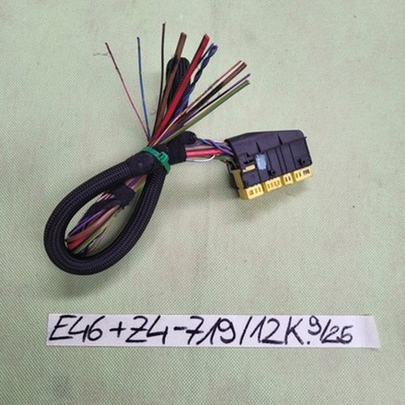 BMW Z4 E85 E86 E60 E63 E46 Z3 Sitz Stecker 12 Kabel + Abdeckkappe 8369719