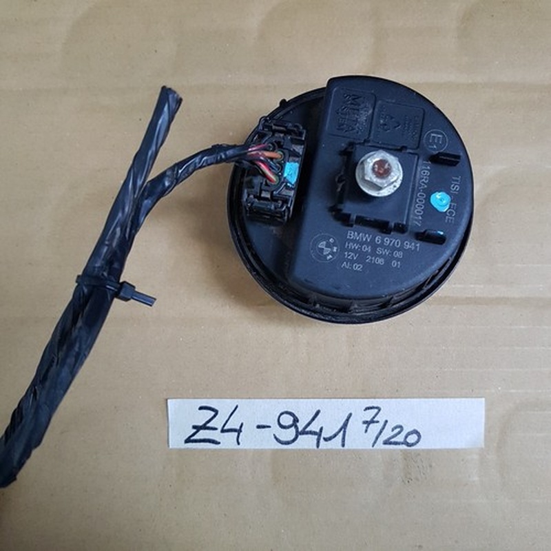 BMW Z4 E85 E86 X3 DWA Tilt Sirene Neigungsgeber Alarmanlage  6970941 + Stecker