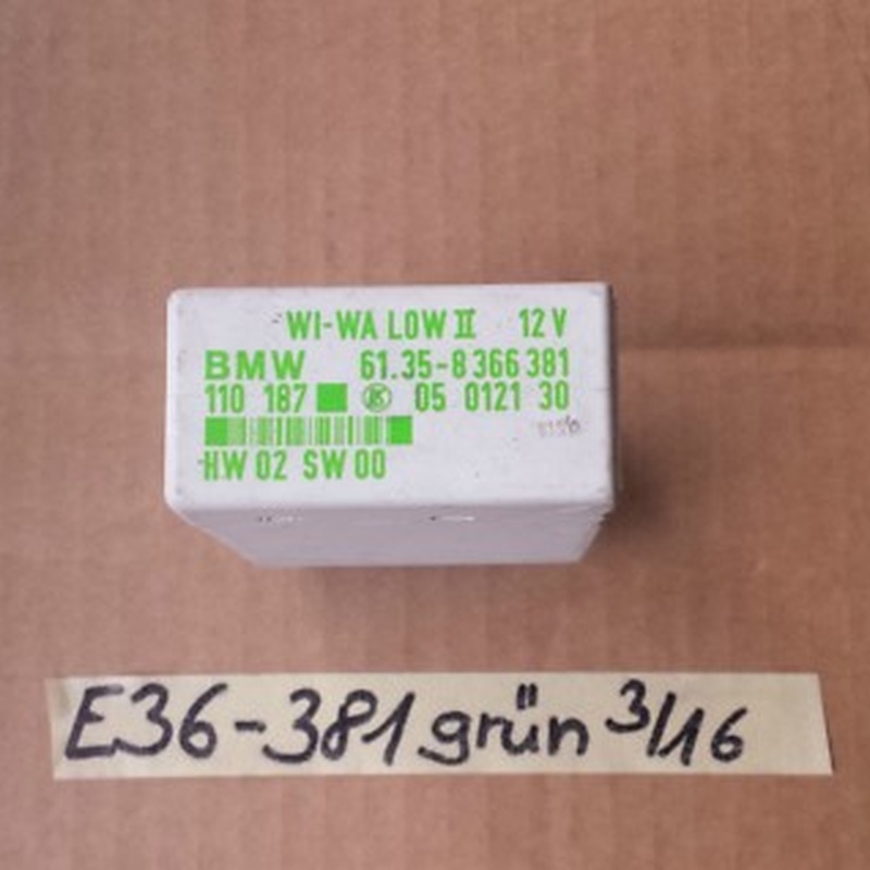 BMW E36 + Z3 Wi Wa Low II Modul  8366381 Wisch-Wasch Steuergerät Scheibenwischer