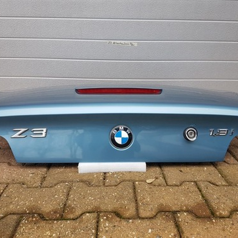 BMW Z3 Roadster Facelift Heckklappe Heckdeckel Kofferraum Atlanta blau ABHOLUNG