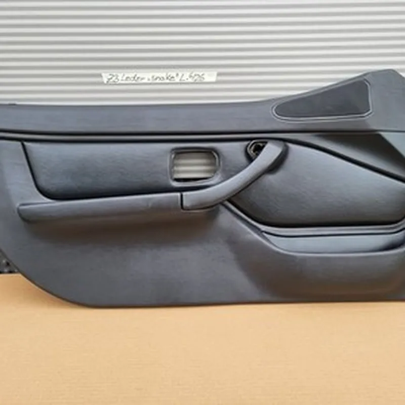 BMW Z3 Roadster Tür Verkleidung Türtafel Leder Snake Schwarz LINKS + Tür Griff
