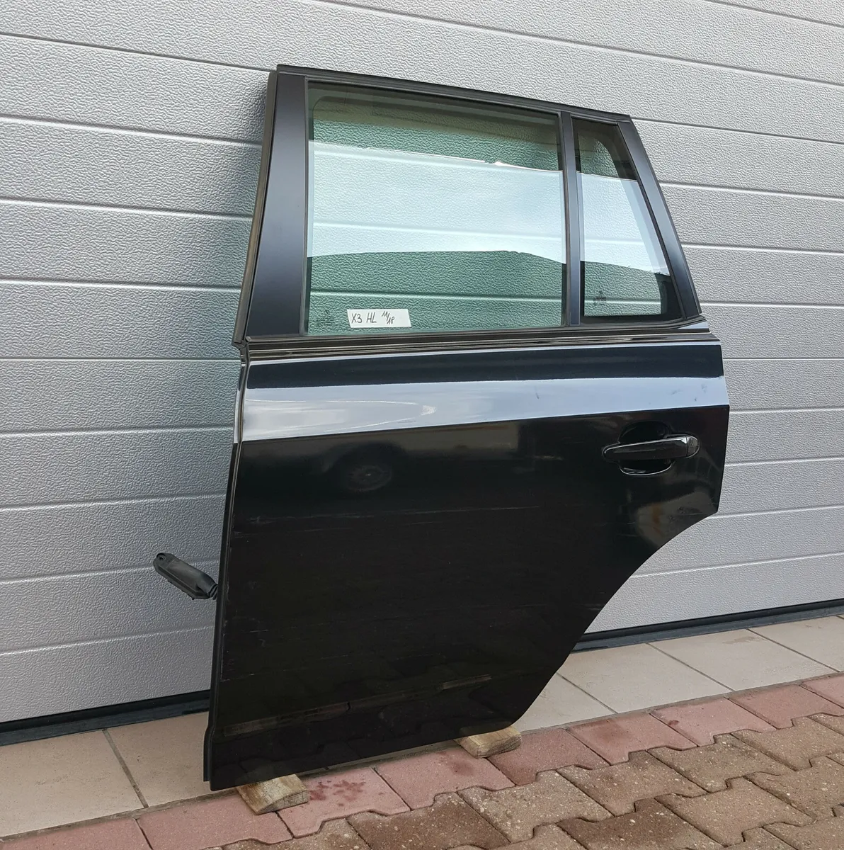 BMW X3 E83 Fahrer Tür HINTEN LINKS black Saphir Schwarz metallic 475 ABHOLUNG 