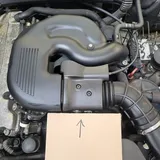 BMW E46 + E36 + Z3 Verkleidung Abdeckung Gaszug Motor Drosselklappe 1709256 M43