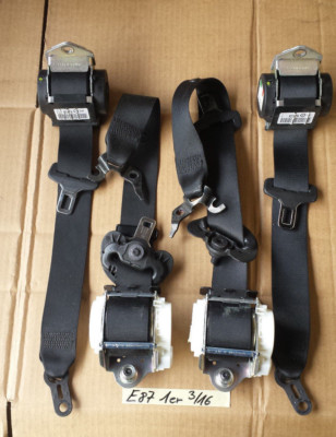 BMW E87 Sicherheitsgurt Set mit Kraftbegrenzer Obergurt Untergurt VORNE HINTEN
