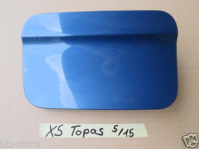BMW X5 E53 Tank Deckel Tankklappe mit Scharnier Topas blau Metallic – Bild 1