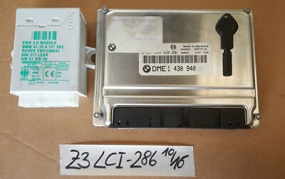 BMW E36 Z3 Facelift Motorsteuergerät 7503286 Grund Modul 1430940 + EWS 4101593 – Bild 1