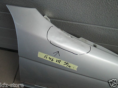 BMW E46 Limo Touring Kotflügel RECHTS  Seitenwand titan silber NUR ABHOLUNG – Bild 2